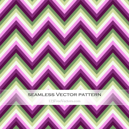 Colorful Chevron Pattern Background Vector