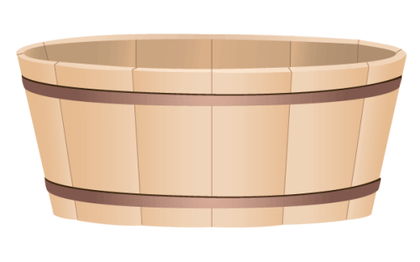 Free Wooden Bucket Vector