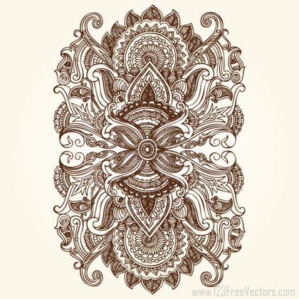 Hand Drawn Flower Clip Art