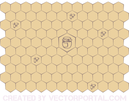 Honeycomb Background Vector Art