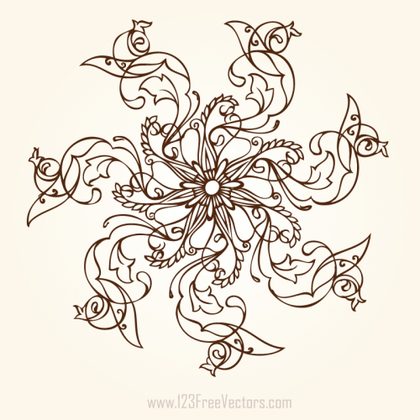 Hand Drawn Flower Designs
