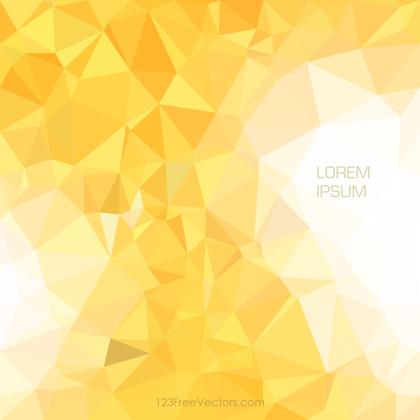 Yellow Abstract Polygonal Background Image