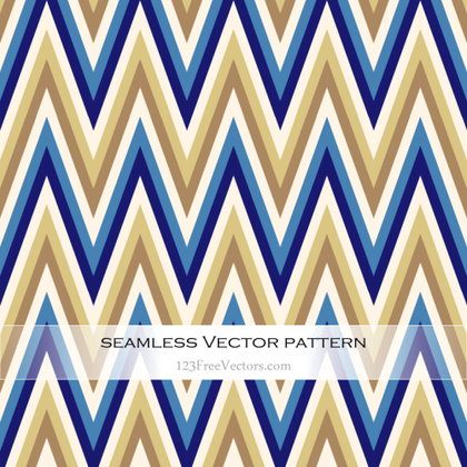 Retro Zig Zag Pattern Background