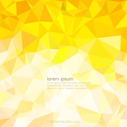 Yellow Abstract Polygonal Pattern Background Template