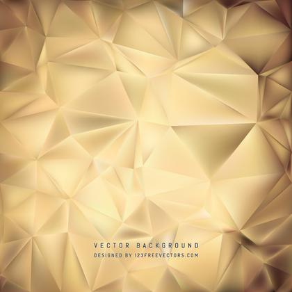 Free Brown Geometric Polygon Background Vector