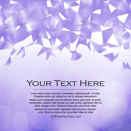 Free Violet Low Poly Background Template Vector Graphic