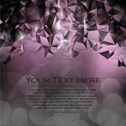 Free Purple and Black Polygonal Background Template Graphic