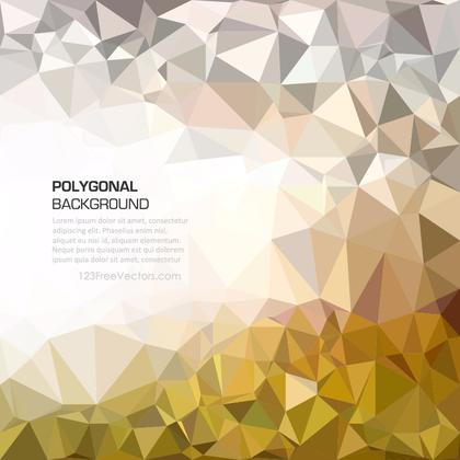 Free Abstract Orange and White Polygon Background Vector Image