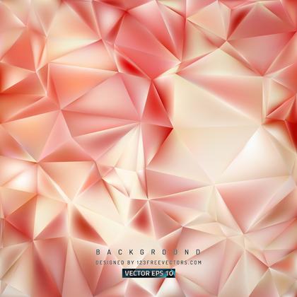 Free Abstract Beige and Red Polygonal Triangle Background Image