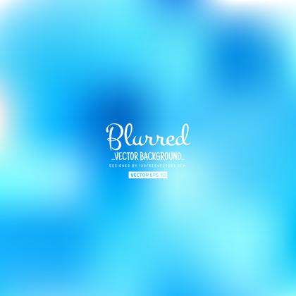 Free Blue Blurred Background Vector