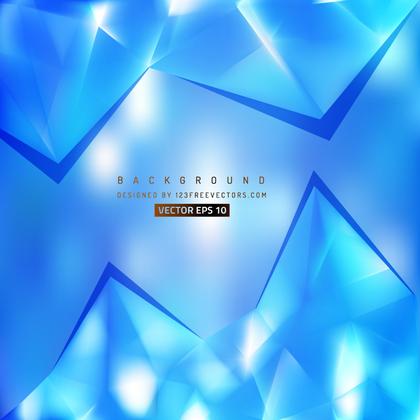 Free Bright Blue Triangle Background Graphic