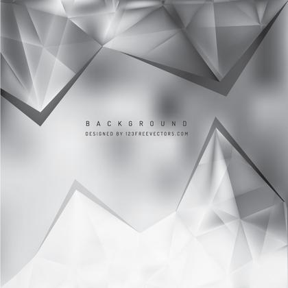 Free Bright Grey Triangle Background Vector Graphic