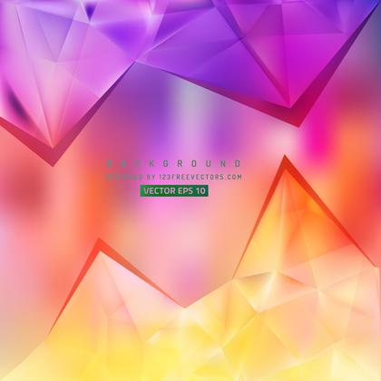 Free Colorful Triangle Background Vector Image