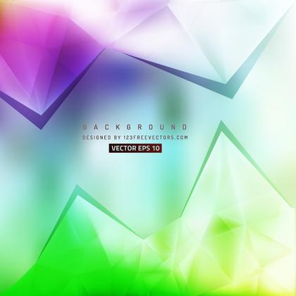 Free Purple and Green Triangle Background Pattern Vector Art