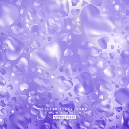 Free Violet Heart Wallpaper Background Image