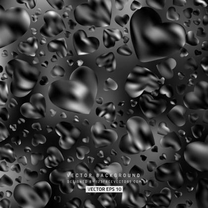 Free Cool Grey Heart Wallpaper Background Image