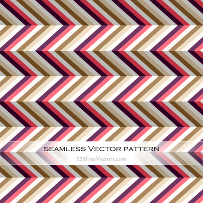Colorful Zig Zag Pattern Background Vector