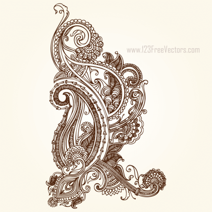 Henna Paisley Designs