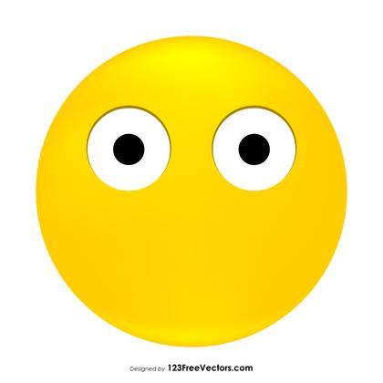Face Without Mouth Emoji Vector