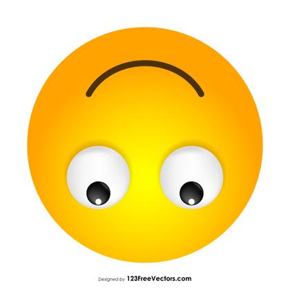 Upside-Down Face Emoji