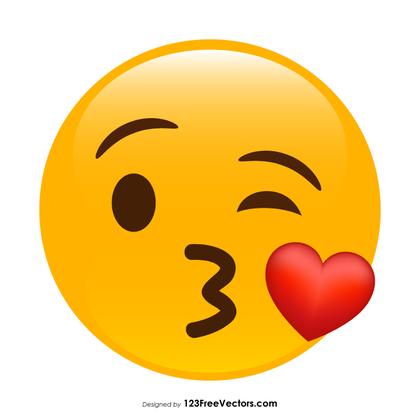 Face Blowing a Kiss Emoji