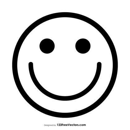 Smily Emoji Outline