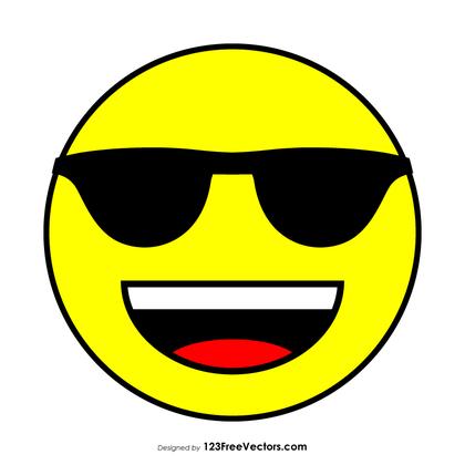 Smiling Face with Sunglasses Emoji