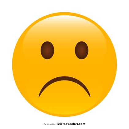 Frowning Face Emoji Icons