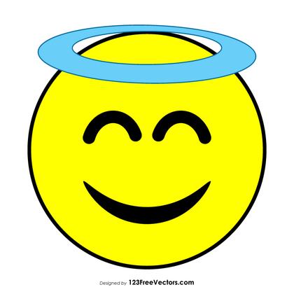 Smiling Face with Halo Emoji