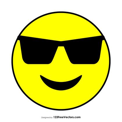 Cool Smiley Face Icons Vector