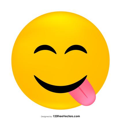 Face Savoring Food Emoji Clipart