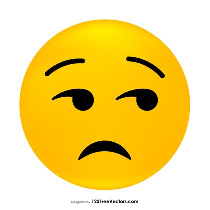 Unamused Face Emoji
