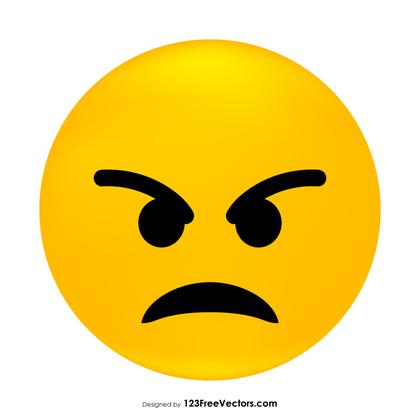 Angry Face Emoji
