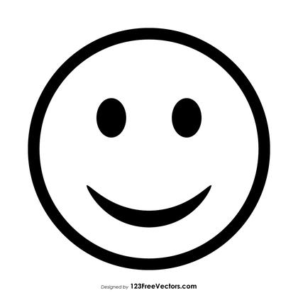Smiley Emoticons Outline