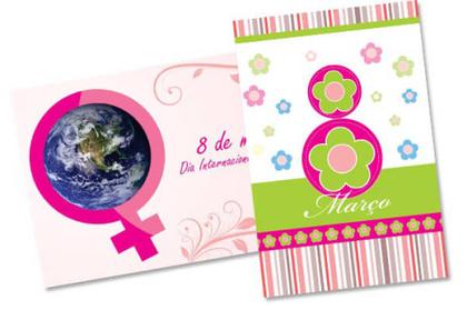 Women’s Day Card Vector