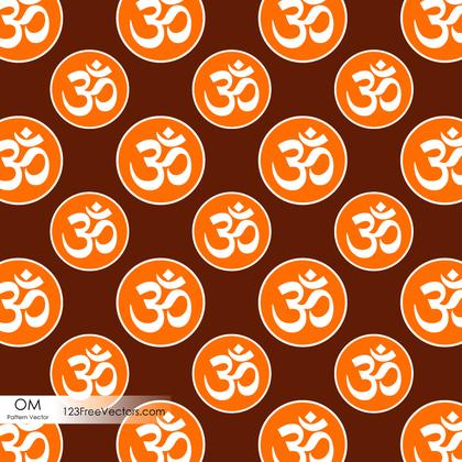 Hindu Aum Symbol Pattern Graphics