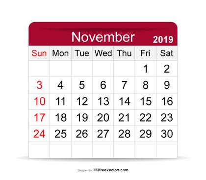 November 2019 Calendar