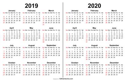 2019 2020 Calendar