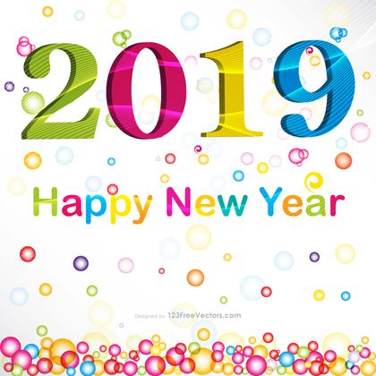 New Year Card Design 2019