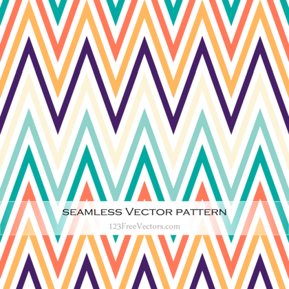 Colorful Chevron Pattern Background Download