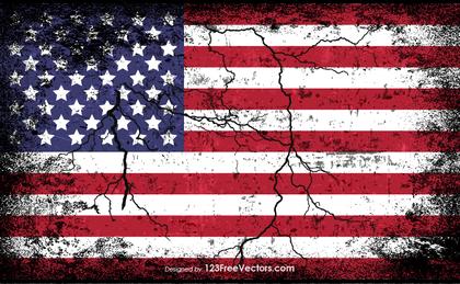 Grunge American Flag