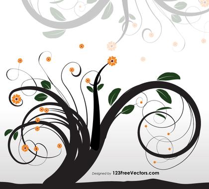 Ornament Tree Vector