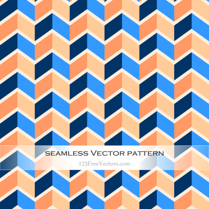 Vector Colorful Seamless Zig Zag Pattern Abstract Background