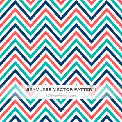 Colorful Zigzag Pattern Vector