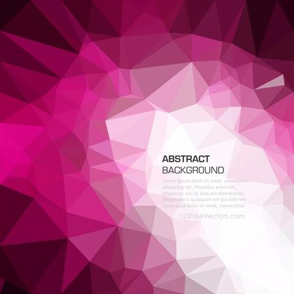 Dark Pink Abstract Polygonal Triangular Background Clip Art