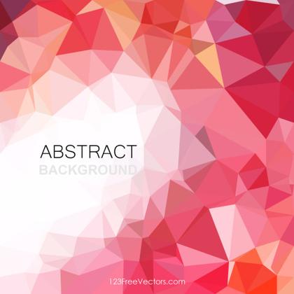 Pink Abstract Low Poly Background Clip Art