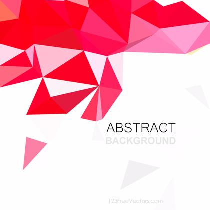Pink Polygonal Triangular Background Clip Art