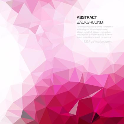 Pink Abstract Polygonal Background Clip Art