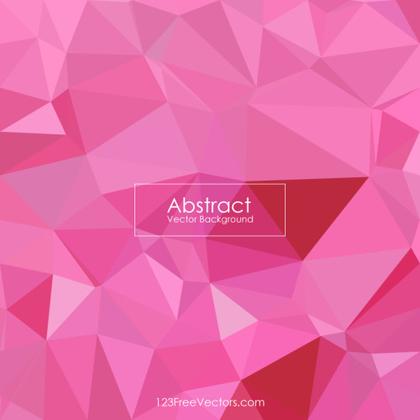 Exquisite Collection of Blue and Pink Polygonal Background Clip Arts