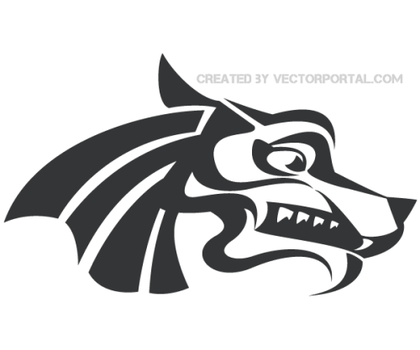 Wolf Head Clip Art